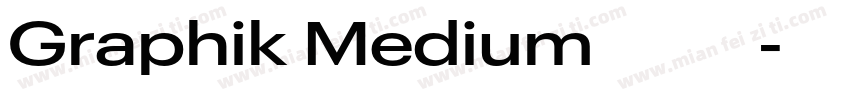 Graphik Medium免费下载字体转换